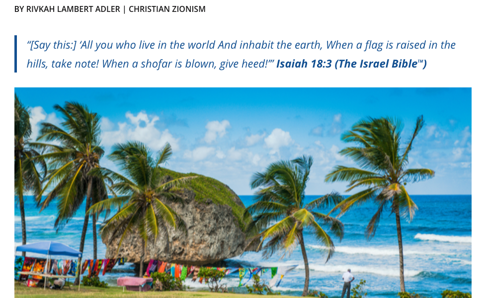 Israel 365 News — Shofar Miracle In Caribbean Paradise